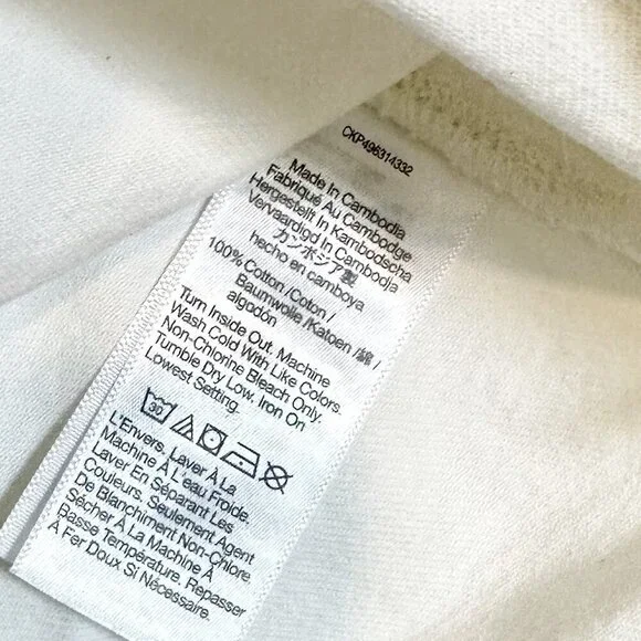 NWT Madewell White Denim High Crewneck Vest - Size: 16 (XL) - Picture 5 of 11